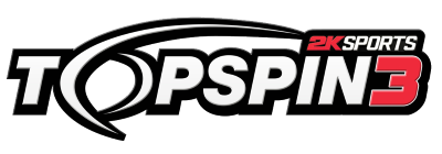 Top Spin 3 title screen for Nintendo DS